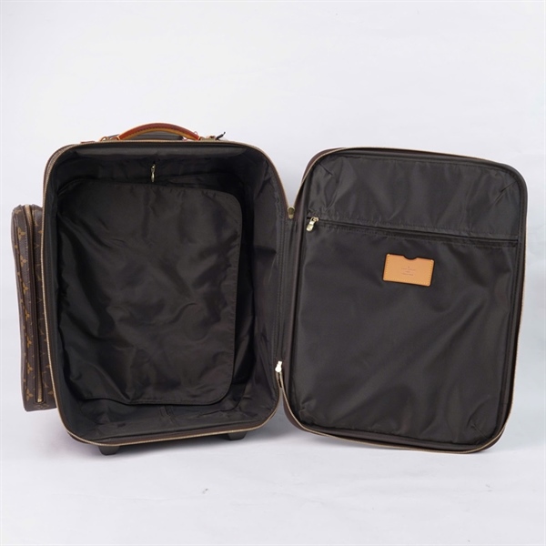 Vali LV hoa nâu kèm ổ+ 2 chìa sz33x15x44 (LT) KG+