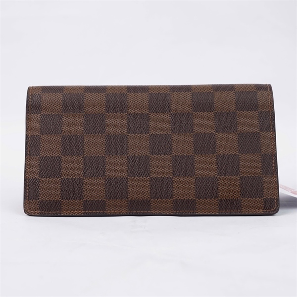 Ví LV ô vuông nâu gập 2 (SP2191) (LT) KG+