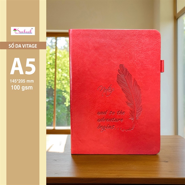 SỔ GHI CHÉP A5 - BÚT LÔNG