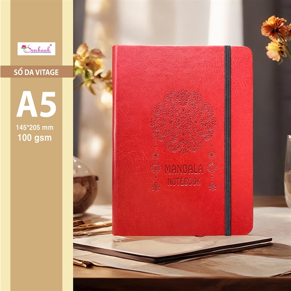 SỔ GHI CHÉP A5 (MANDALA NOTEBOOK)