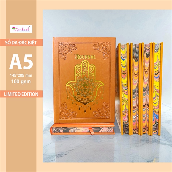 SỔ GHI CHÉP A5 đặc biệt (BÀN TAY MANDALA)