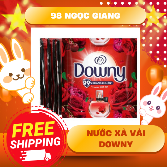 Nước xả vải Downy dây đam mê -Dây 10 Gói
