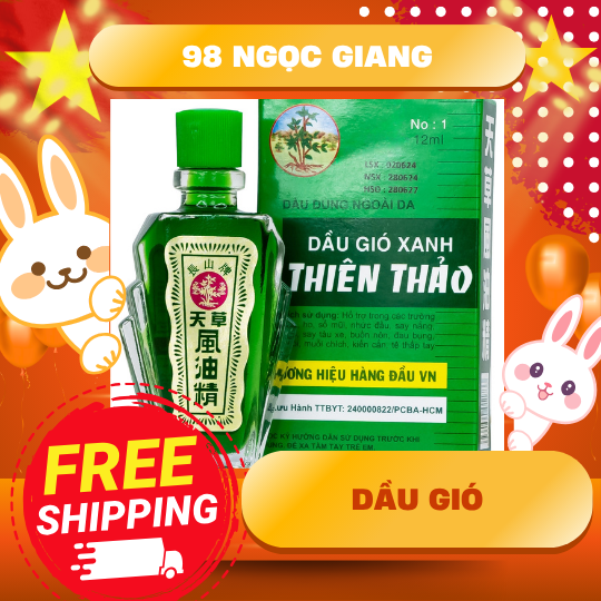 Dầu Gió Xanh Thiên Thảo - 12ml