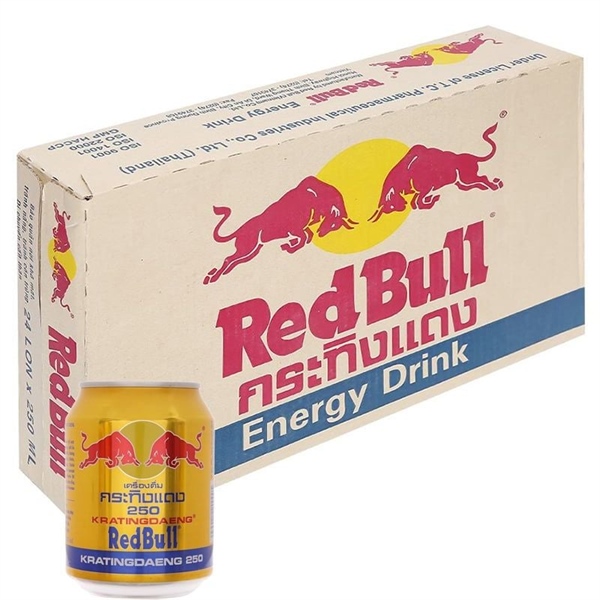 Bò Thái Redbull 250ml x 24 lon