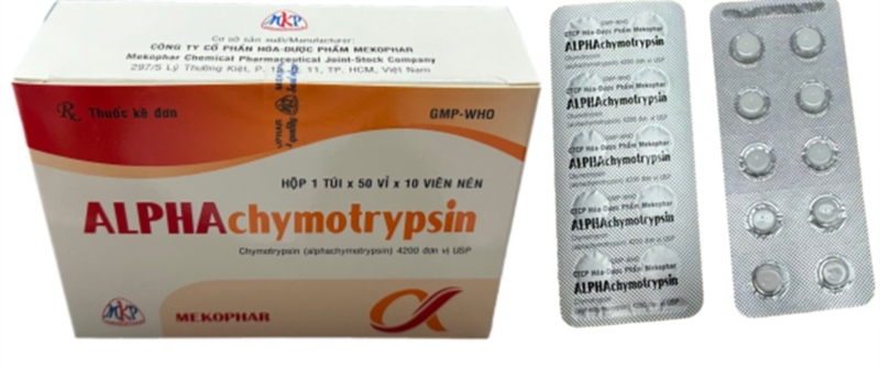 Alpha Chymotrypsin 4200 Mekophar (H/500v)