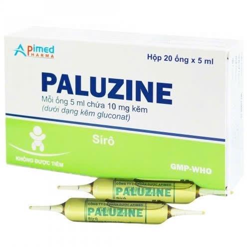 Paluzine (Kẽm gluconat) (H*20ống*5ml) - Apimed