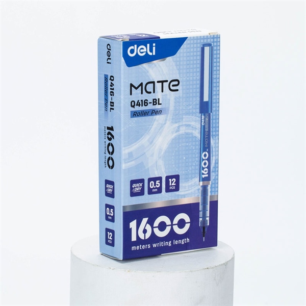 Bút Bi Deli Every Q41-BL – 0.7mm (Mực Xanh, Hộp 12 Cây)