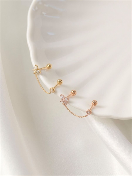 14k Navillera Dou-piercing