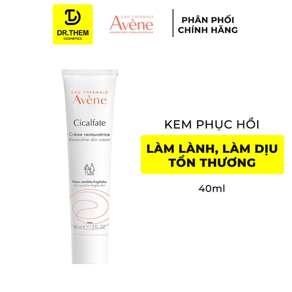 Kem Dưỡng Avène Phục Hồi Và Làm Dịu Da Cicalfate+ Repairing Protective Cream 40ml