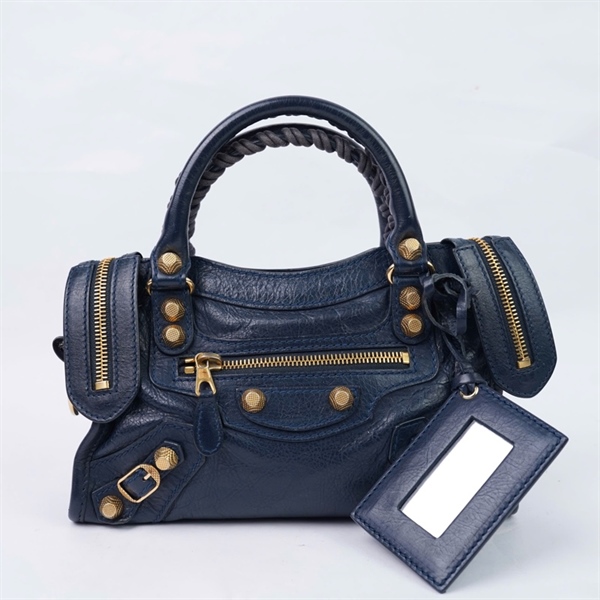 Túi Balenciaga xanh đậm( 3095444012D-002125) sz24 (HN) KG+