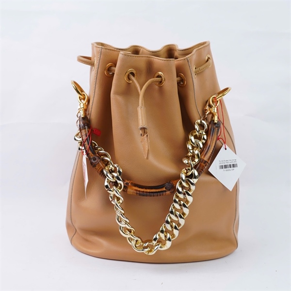 Túi GG Bucket nâu 2 strap (0013754-1657) sz23 (HN) KG+