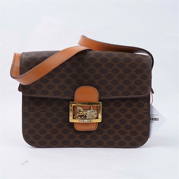 Túi Celine nâu khóa ngựa sz21 (HN) KG+