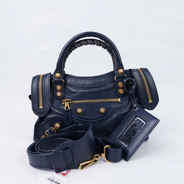 Túi Balenciaga xanh đậm( 3095444012D-002125) sz24 (HN) KG+