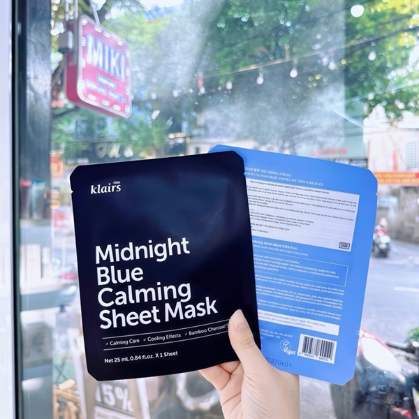 [ NK ] Mặt nạ giấy Dear Klairs Midnight BlueCalming Sheet Mask 25ml
