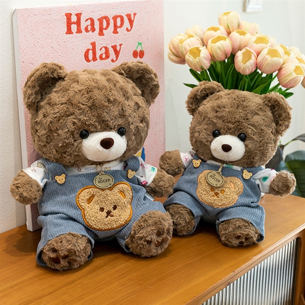 TB gấu bông gấu mặc áo gấu sz 28cm