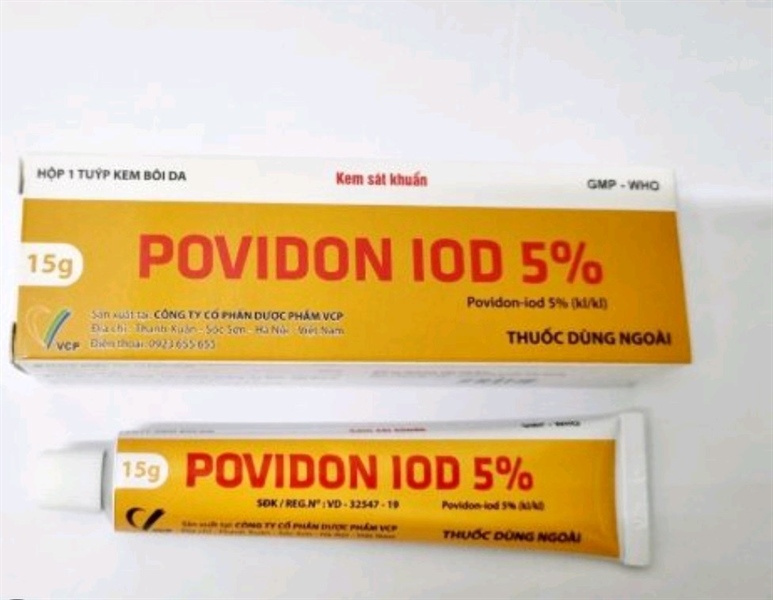 Povidon Iod 5% 15g - VCP