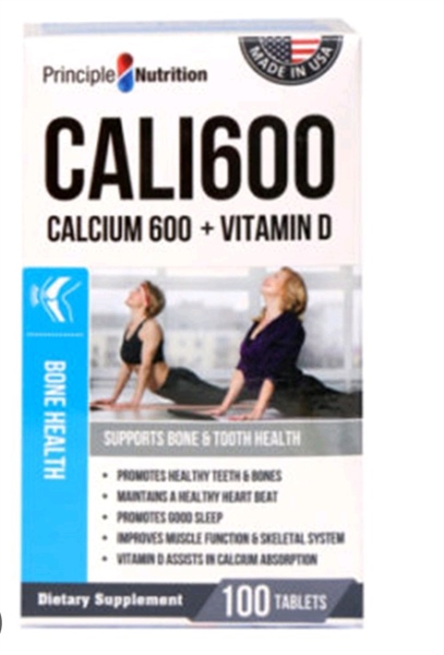 PN Cali600 Calcium 600 + Vitamin D (Lọ 100 Viên) - Hoa Kỳ