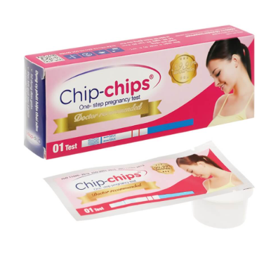Que thử thai Chip Chips New (Hộp 12test) - Nhất Nhất (Mẫu mới)