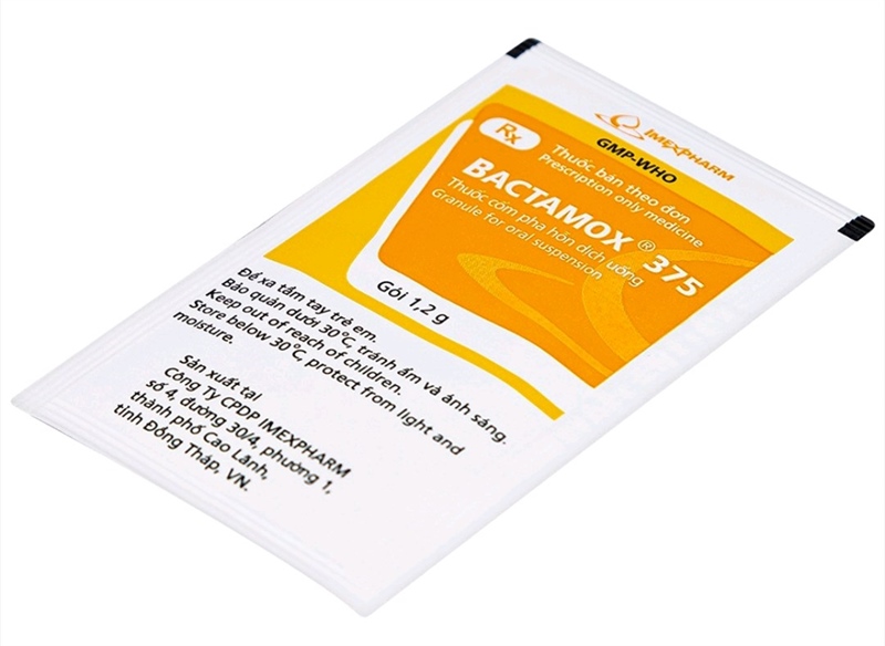 Pms - Bactamox 375 (Amoxycilin 250mg + Sulbactam 125mg) (H*12gói) - Imexpharm 3