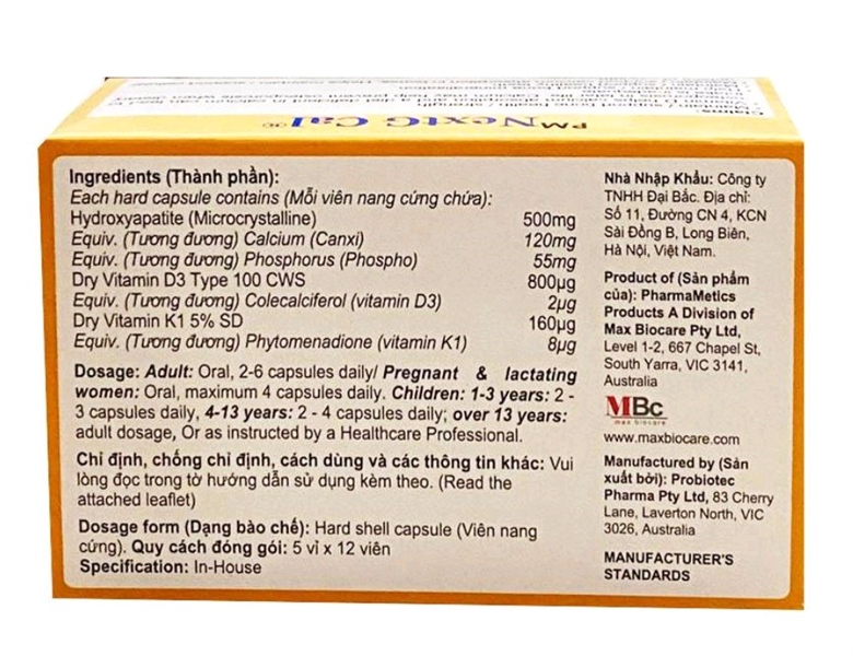 PM NextG Cal (H*5vỉ*12viên) - Australia 2