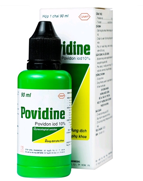 Povidine 10% 90ml (dung dich phụ khoa) - pharmedid