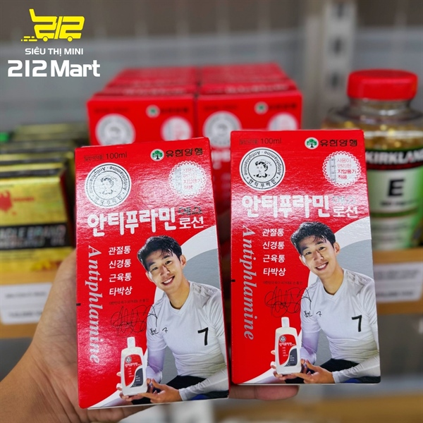 Dầu nóng Hàn Quốc đỏ 100ml