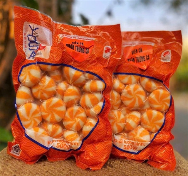 Cá viên nhân phô mai trứng muối Yosa 454gr