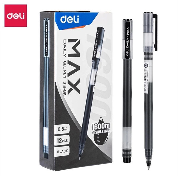 Bút Gel Deli MAX EG16 - màu đen