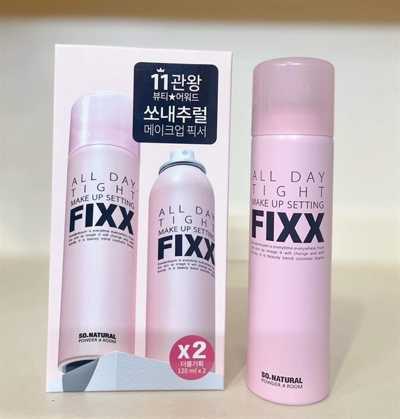 Xịt khoá nền fixx all day tight Make Up setting 75ml