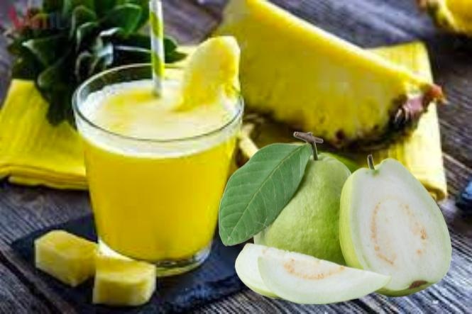 Nước Ép Thơm mix Ổi