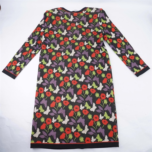 Đầm YSL họa tiết hoa kèm váy đen (PN) KG+