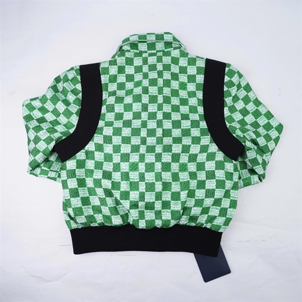 Áo khoác LV ô vuông xanh (PN) KG+