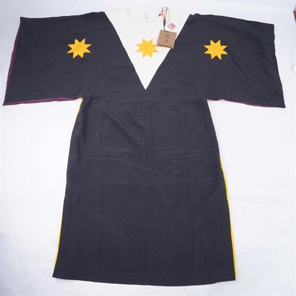 Đầm BBR đen phối vàng (PN) KG+