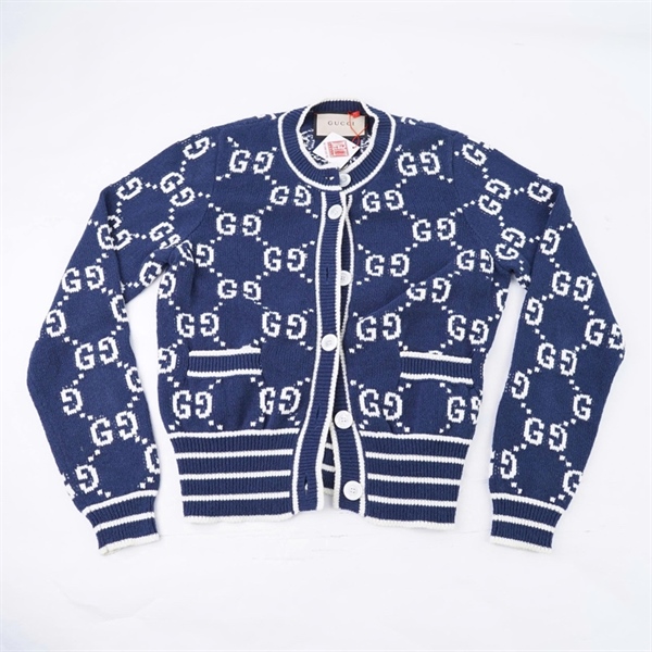 Áo khoác GG cardigan xanh (PN) KG+