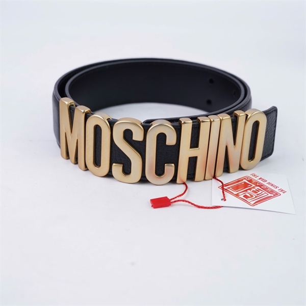 Thắt lưng Moschino đen sz3.5-85 KG+