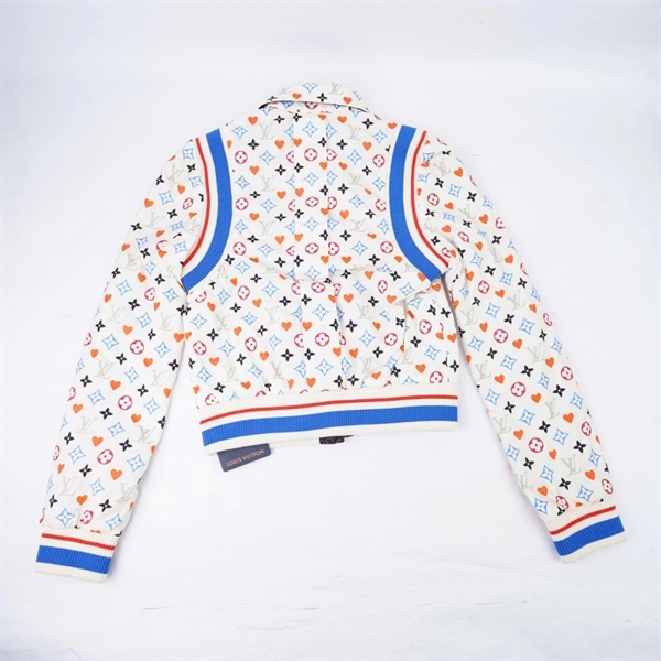 Áo khoác LV trắng họa tiết Multicolor (PN) KG+