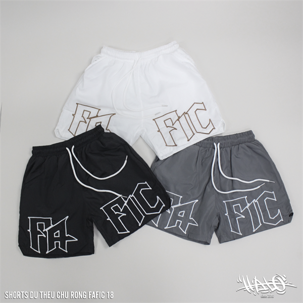 Shorts Dù _ Thêu chữ rỗng - FAFIC