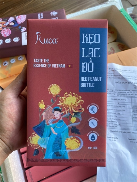 Kẹo lạc đỏ rueco ruca 150g ピーナッツキャンディー