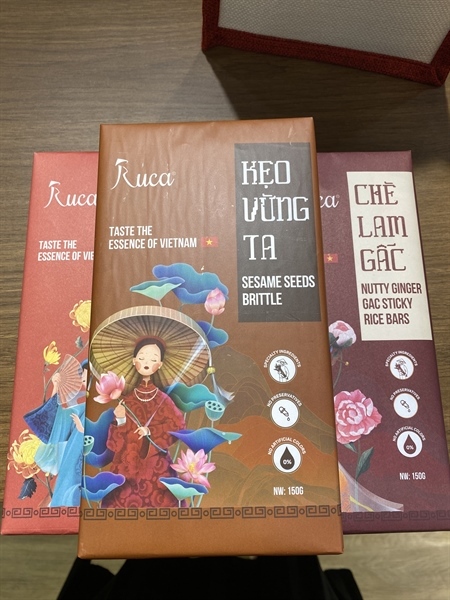 Kẹo vừng ta rueco ruca 150g ゴマキャンディー