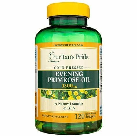 Viên uống tinh dầu hoa anh thảo Puritan's Pride evening primrose oil 1300 MG with gla hộp 120 viên