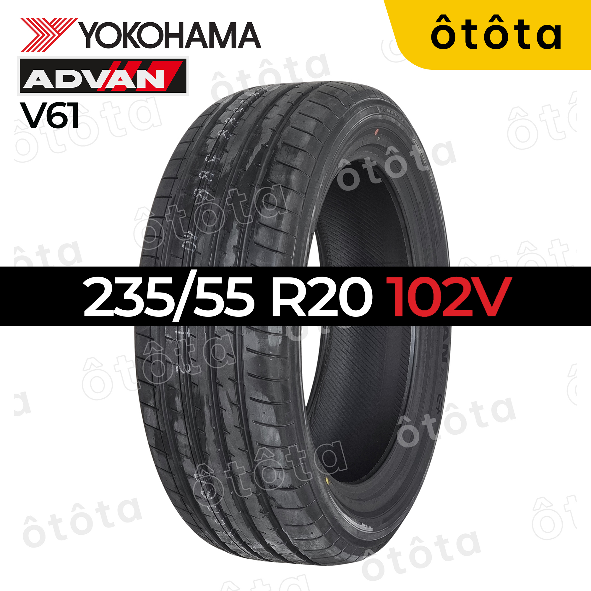 Lốp Yokohama 235/55 R20 102V ADVAN V61 Nhật