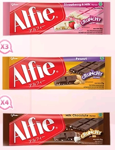 Socola Alfie (Pocky) mix vị 31gr