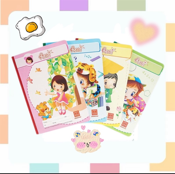 Vở Ami Hồng Hà 5 Ôli, 96 Trang, 100g