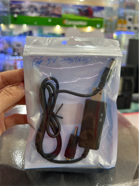 Cáp chuyển đổi nguồn KWS-910V 5V sang 9V 12V chân to