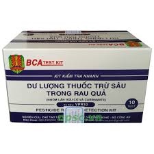 KIT Kiểm tra nhanh dư lượng thuốc trừ sâu trong rau, quả (VPR10) (Hộp 10 test)