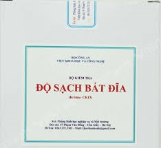 KIT Kiểm tra độ sạch bát đĩa (Tinh bột và dầu mỡ) (CK13) (Hộp 200 test)
