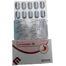 Lansomac 30 (Lansoprazole 30mg) (Hộp 3 vỉ x 10 viên) - India
