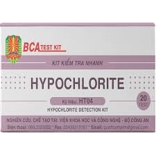 Kit kiểm tra nhanh Hypochlorid (HT04) (Hộp 20 test)