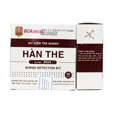 KIT Kiểm tra Hàn the (BK04) (Hộp 50 test)