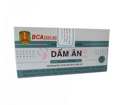 KIT Kiểm tra nhanh acid vô cơ trong dấm ăn (VT04) (Hộp 20 test)